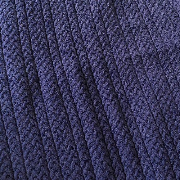 Theory High Neck Knit tank top, Navy Blue, Size P - Picture 8 of 9